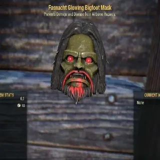 Glowing Bigfoot Mask