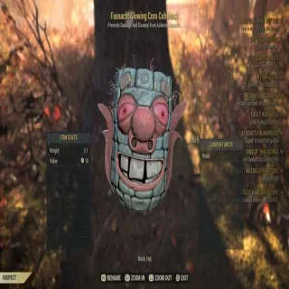 Glowing Corn Cob Mask PC