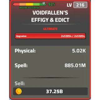 VOIDFALLENS EFFIGY & EDICT GOD POT