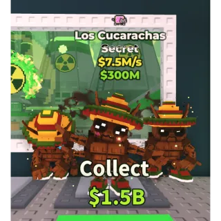 los cucarachas 7.5m/s