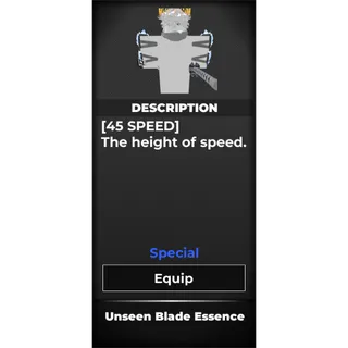 Unseen Blade Essence - Type Soul X5