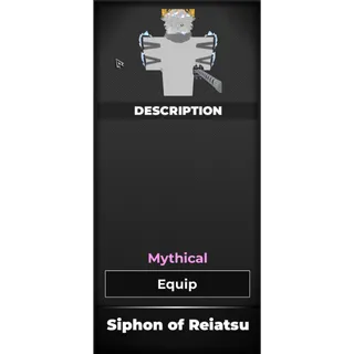Siphon Of Reiatsu - Type Soul