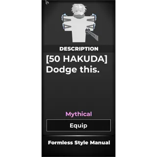 Formless style manual