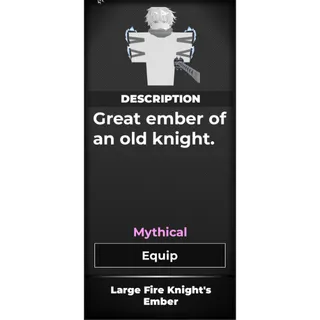 Large Fire Knight's Ember