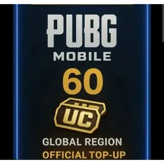 PUBG MOBILE 60UC Global Pin Code