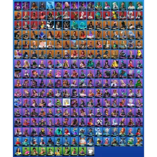 250 Skins Rare Account Full Access [PC/PS/Xboc/Nintendo]