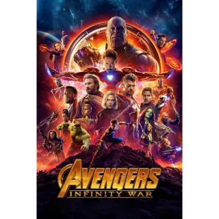 Avengers: Infinity War HD - Redeem on VUDU or Movies Anywhere