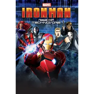 Iron Man: Rise of Technovore SD - Redeem on VUDU or Movies Anywhere