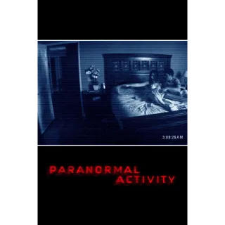 Paranormal Activity HDX - VUDU/Fandango Code (SEE REDEMPTION LINK)