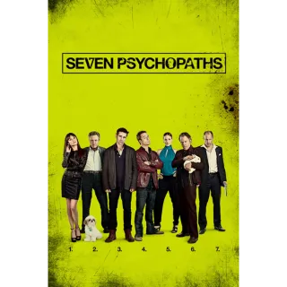 Seven Psychopaths SD - Redeem on VUDU or Movies Anywhere