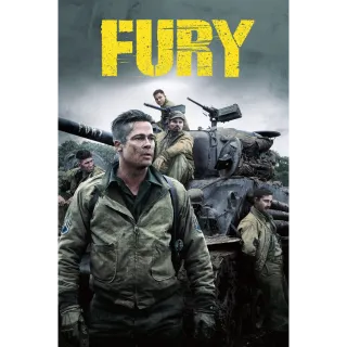 Fury SD - Redeem on VUDU or Movies Anywhere