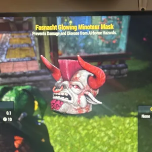 Glowing Minotaur Mask