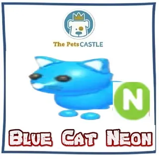 Blue Cat Neon