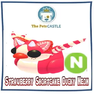 Strawberry Shortcake Ducky  Neon