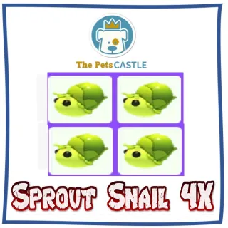 Sprout snail 4X