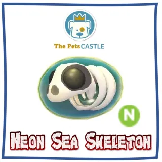 Neon Sea Skeleton Panda
