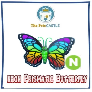 prismatic butterfly neon