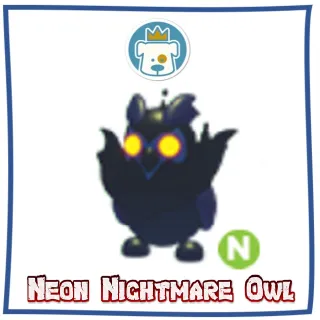 Neon Nightmare owl