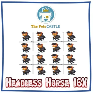 headless horse 16X