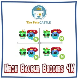 Neon Bauble Buddies 4X