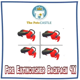 Fire Extinguisher Backpack 4X