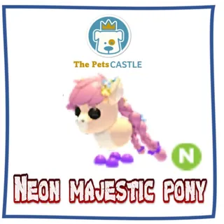 Neon majestic pony 