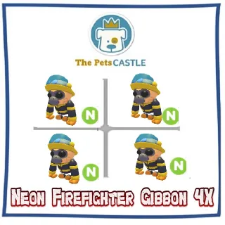 firefighter gibbon neon