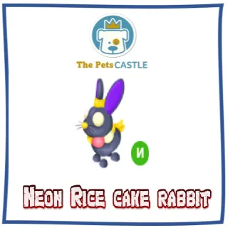 Neon Rice Cake Rabbit 