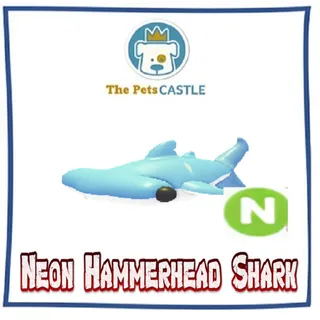 Hammerhead Shark neon