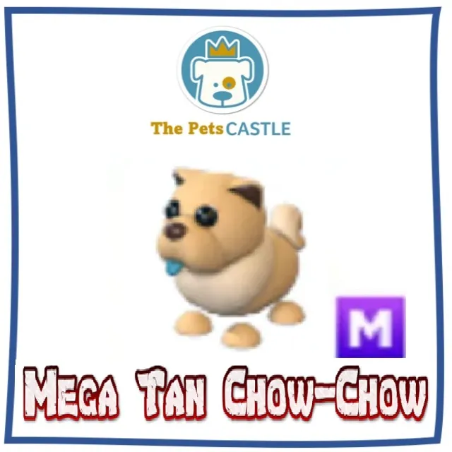 Mega Tan Chow Chow Adopt Me Spielgegenstand Gameflip