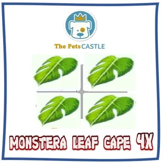 monstera leaf cape 4X