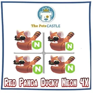 Red Panda Ducky Neon 