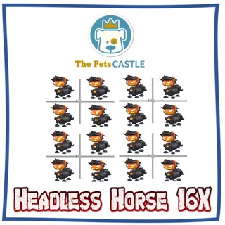 headless horse 16X