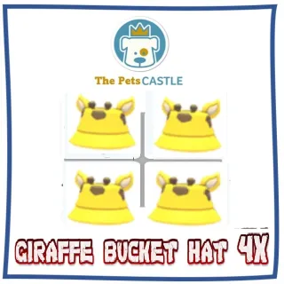 giraffe bucket hat 4X