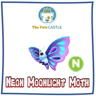 neon moonlight moth