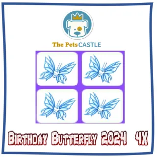 Birthday Butterfly 2024 4X