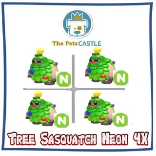 tree sasquatch neon