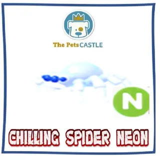  chilling  spider neon