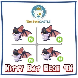 kitty bat neon