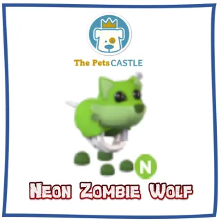 Neon Zombie Wolf