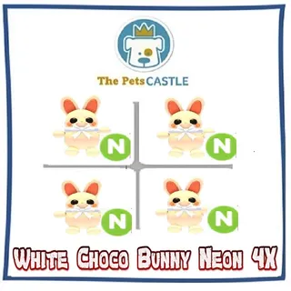 White Choccybunny Neon