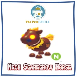 Neon Scarecrow horse