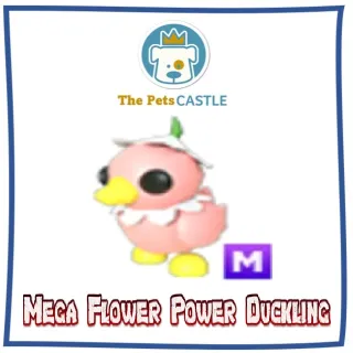 Mega flower power duckling