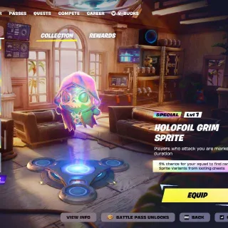🍭Holofoil Grim Sprite - You Keep It🍭