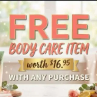 $16.95*1 Bath & Body Works Free Body Care Coupon