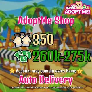 Adopt Me Age Potions+ Bucks | 350 Age Potions + 260k-275k Bucks