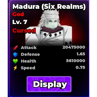  roll anime to fight - Madura (six realms)