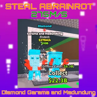 Diamond Garama and Madundung 275m/s