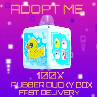 100X RUBBER DUCKY BOX