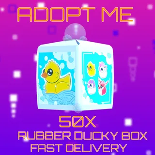 50X RUBBER DUCKY BOX